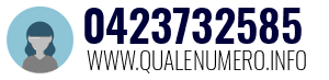 Numero di telefono 0423732585 0423732585