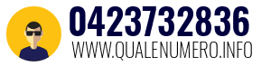 Numero di telefono 0423732836 0423732836