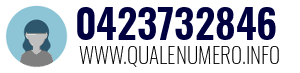 Numero di telefono 0423732846 0423732846