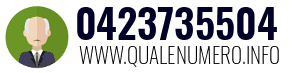 Numero di telefono 0423735504 0423735504