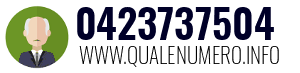 Numero di telefono 0423737504 0423737504