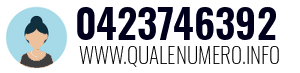 Numero di telefono 0423746392 0423746392