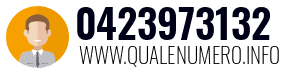 Numero di telefono 0423973132 0423973132
