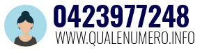 Numero di telefono 0423977248 0423977248