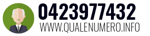 Numero di telefono 0423977432 0423977432