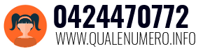 Numero di telefono 0424470772 0424470772