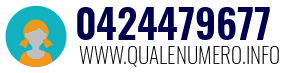 Numero di telefono 0424479677 0424479677