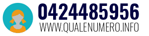 Numero di telefono 0424485956 0424485956