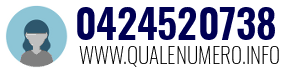 Numero di telefono 0424520738 0424520738