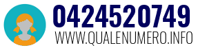 Numero di telefono 0424520749 0424520749