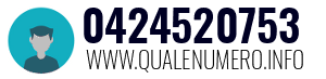 Numero di telefono 0424520753 0424520753