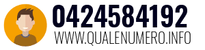 Numero di telefono 0424584192 0424584192