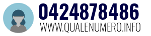 Numero di telefono 0424878486 0424878486