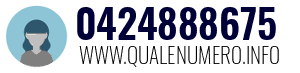 Numero di telefono 0424888675 0424888675