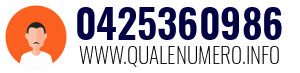 Numero di telefono 0425360986 0425360986