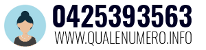 Numero di telefono 0425393563 0425393563