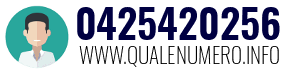 Numero di telefono 0425420256 0425420256