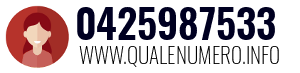 Numero di telefono 0425987533 0425987533