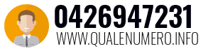 Numero di telefono 0426947231 0426947231