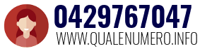 Numero di telefono 0429767047 0429767047