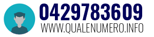 Numero di telefono 0429783609 0429783609
