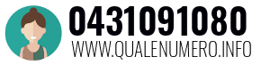 Numero di telefono 0431091080 0431091080