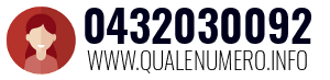 Numero di telefono 0432030092 0432030092