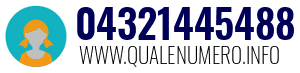 Numero di telefono 04321445488 04321445488
