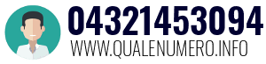 Numero di telefono 04321453094 04321453094