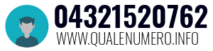 Numero di telefono 04321520762 04321520762