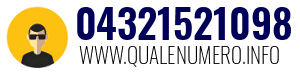 Numero di telefono 04321521098 04321521098