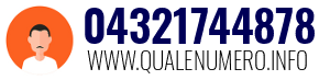 Numero di telefono 04321744878 04321744878