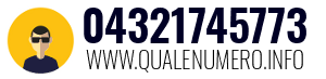 Numero di telefono 04321745773 04321745773