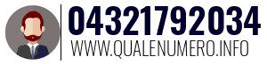 Numero di telefono 04321792034 04321792034