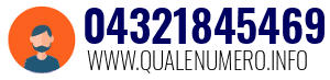 Numero di telefono 04321845469 04321845469