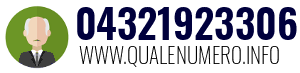 Numero di telefono 04321923306 04321923306