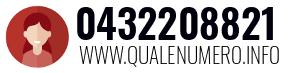 Numero di telefono 0432208821 0432208821