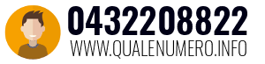 Numero di telefono 0432208822 0432208822