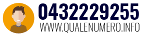 Numero di telefono 0432229255 0432229255
