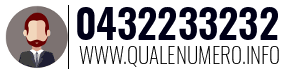 Numero di telefono 0432233232 0432233232