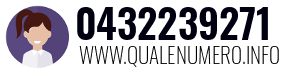 Numero di telefono 0432239271 0432239271