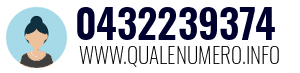 Numero di telefono 0432239374 0432239374