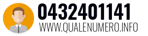 Numero di telefono 0432401141 0432401141