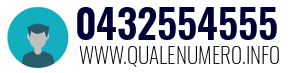 Numero di telefono 0432554555 0432554555