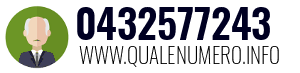 Numero di telefono 0432577243 0432577243