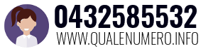 Numero di telefono 0432585532 0432585532