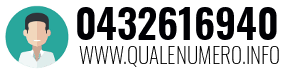 Numero di telefono 0432616940 0432616940