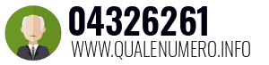 Numero di telefono 04326261 04326261