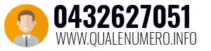 Numero di telefono 0432627051 0432627051
