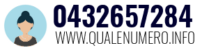 Numero di telefono 0432657284 0432657284
